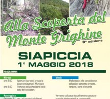 ALLA SCOPERTA DEL MONTE GRIGHINE – SIAPICCIA- MARTEDI 1 MAGGIO 2018