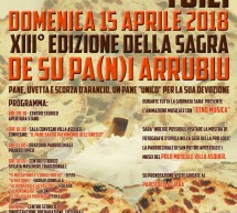 SAGRA DE SU PANI ARRUBIU – TUILI – DOMENICA 15 APRILE 2018