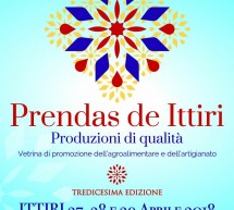 PRENDAS DE ITTIRI – ITTIRI – 27-28-29 APRILE 2018