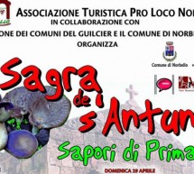 SAGRA DE S’ANTUNNA – NORBELLO – 28-29 APRILE 2018