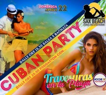 CUBAN PARTY – TRAVESURAS EN LA PLAYA – SAX BEACH – QUARTU SANT’ELENA – DOMENICA 22 APRILE 2018