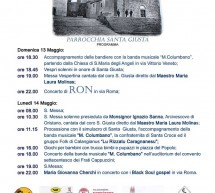 FESTEGGIAMENTI IN ONORE DI SANTA GIUSTA – CALANGIANUS – 13-14 MAGGIO 2018