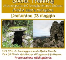 SOCIAL TREKKING ALLA SCOPERTA DEL NURAGHE BRUNCU SALAMU – DOMENICA 13 MAGGIO 2018