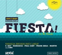 FIESTA! -ARIA BEACH LOUNGE – QUARTU SANT’ELENA- SABATO 9 GIUGNO 2018