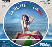 LA NOTTE ITALIANA – FRONTEMARE – QUARTU SANT’ELENA – VENERDI 22 GIUGNO 2018