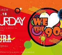 WE LOVE THE 90’S – SPECIAL GUEST DATURA – JINNY BEACH – QUARTU SANT’ELENA – SABATO 9 GIUGNO 2018