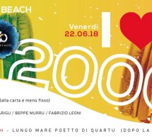 I LOVE 2000 – JINNY BEACH – QUARTU SANT’ELENA – VENERDI 22 GIUGNO 2018