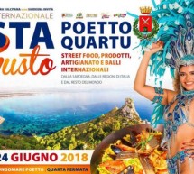 FESTA DEL GUSTO – QUARTU SANT’ELENA – 21-24 GIUGNO 2018