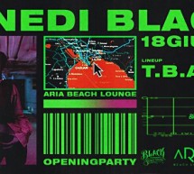 LUNEDI BLACK -ARIA BEACH LOUNGE- QUARTU SANT’ELENA – LUNEDI 18 GIUGNO 2018