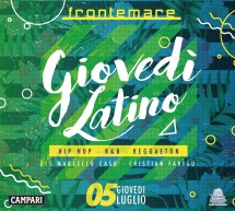 GIOVEDI LATINO -FRONTEMARE – QUARTU SANT’ELENA – GIOVEDI 5 LUGLIO 2018