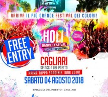 HOLI DANCE FESTIVAL – CAGLIARI – SABATO 4 AGOSTO 2018