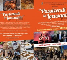 PASSIZENDI IN LOCUSANTU – LUOGOSANTO – SABATO 21 LUGLIO 2018