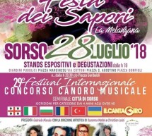 17° FESTA DEI SAPORI – LA MELANZANA – SORSO – SABATO 28 LUGLIO 2018