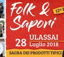 FOLK E SAPORI – ULASSAI -SABATO 28 LUGLIO 2018