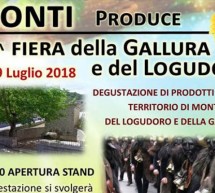 MONTI PRODUCE & 2° FIERA DELLA GALLURA E LOGUDORO – DOMENICA 29 LUGLIO 2018