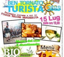 BEN TORNATO TURISTA – MONTI – DOMENICA 15 LUGLIO 2018