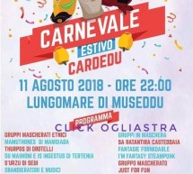 CARNEVALE ESTIVO – CARDEDU – SABATO 11 AGOSTO 2018