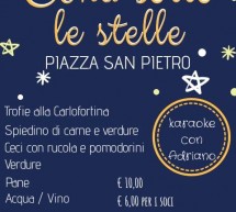 CENA SOTTO LE STELLE- NURAMINIS – VENERDI 24 AGOSTO 2018