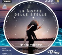 LA NOTTE DELLE STELLE – FRONTEMARE – QUARTU SANT’ELENA- VENERDI 10 AGOSTO 2018