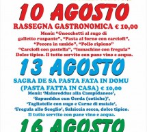 SAGRE FERRAGOSTANE – MASAINAS – 10-13-16 AGOSTO 2018