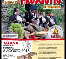 SAGRA DEL PROSCIUTTO – TALANA – DOMENICA 5 AGOSTO 2018