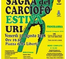 SAGRA DEL CARCIOFO ESTIVA – URI – VENERDI 10 AGOSTO 2018