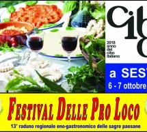 FESTIVAL DELLE PROLOCO -SESTU – 6-7 OTTOBRE 2018