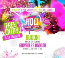 HOLI DANCE FESTIVAL – BUDONI & BADESI – 23 e 25 AGOSTO 2018