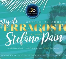 PARTY DI FERRAGOSTO – DJ STEFANO PAIN – JINNY BEACH – QUARTU SANT’ELENA – MARTEDI 14 AGOSTO 2018