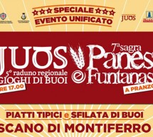 JUOS, PANES E FUNTANAS – SCANO MONTIFERRO – SABATO 25 AGOSTO 2018