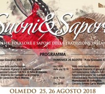 SUONI E SAPORI – OLMEDO -24-25 AGOSTO 2018