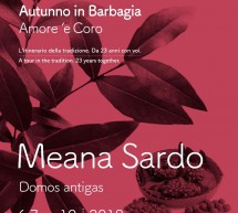 AUTUNNO IN BARBAGIA – MEANA SARDO – 6-7 OTTOBRE 2018