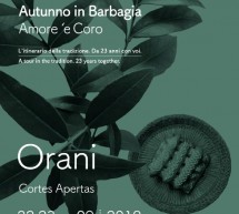 AUTUNNO IN BARBAGIA – ORANI – 22-23 SETTEMBRE 2018