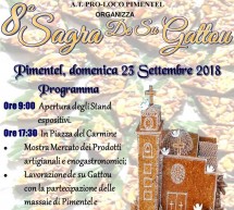 SAGRA DEL GATTOU – PIMENTEL – DOMENICA 23 SETTEMBRE 2018