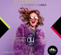 CELEBRITY – IL GIOVEDI DI LINEA NOTTURNA – CAGLIARI – GIOVEDI 4 OTTOBRE 2018