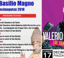 FESTA DI SAN BASILIO MAGNO – DECIMOPUTZU – 14-17 SETTEMBRE 2018