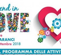 WEEKEND IN LOVE – GOLFO ARANCI – 22-23 SETTEMBRE 2018