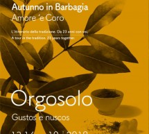 AUTUNNO IN BARBAGIA – ORGOSOLO – 13-14 OTTOBRE 2018