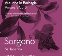 AUTUNNO IN BARBAGIA – SORGONO – 20-21 OTTOBRE 2018