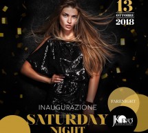 INAUGURAZIONE SATURDAY NIGHT – JKO EVO’ – CAGLIARI – SABATO 13 OTTOBRE 2018