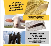 1° SAGRA DE SA FREGULA INCASADA E DE SA BREBEI – SAN BASILIO – SABATO 6 OTTOBRE 2018