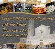 NADALE IN CARRERA – ALA’ DEI SARDI – DOMENICA 9 DICEMBRE 2018