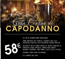 GRAN CENONE DI CAPODANNO 2019 – PICANHAS – CAGLIARI – LUNEDI 31 DICEMBRE 2018