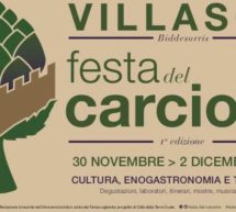 FESTA DEL CARCIOFO – VILLASOR – 30 NOVEMBRE -2 DICEMBRE 2018