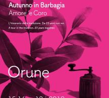 AUTUNNO IN BARBAGIA – ORUNE- 15-16 DICEMBRE 2018