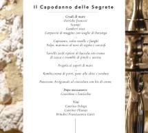 MENU DI CAPODANNO 2019 AL RISTORANTE LE SEGRETE – CAGLIARI – LUNEDI 31 DICEMBRE 2018