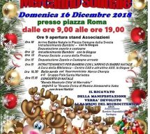 MERCATINO SOLIDALE – MARRUBIU – DOMENICA 16 DICEMBRE 2018