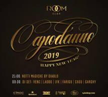 CAPODANNO 2019 AL ROOM CLUB – CAGLIARI – LUNEDI 31 DICEMBRE 2018