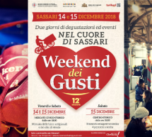 WEEKEND DEI GUSTI – SASSARI – 14-15 DICEMBRE 2018