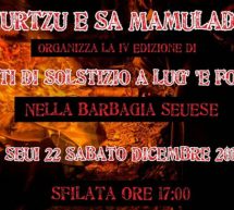 RITI DI SOLSTIZIO A LUC’E FOGU – SEUI – SABATO 22 DICEMBRE 2018